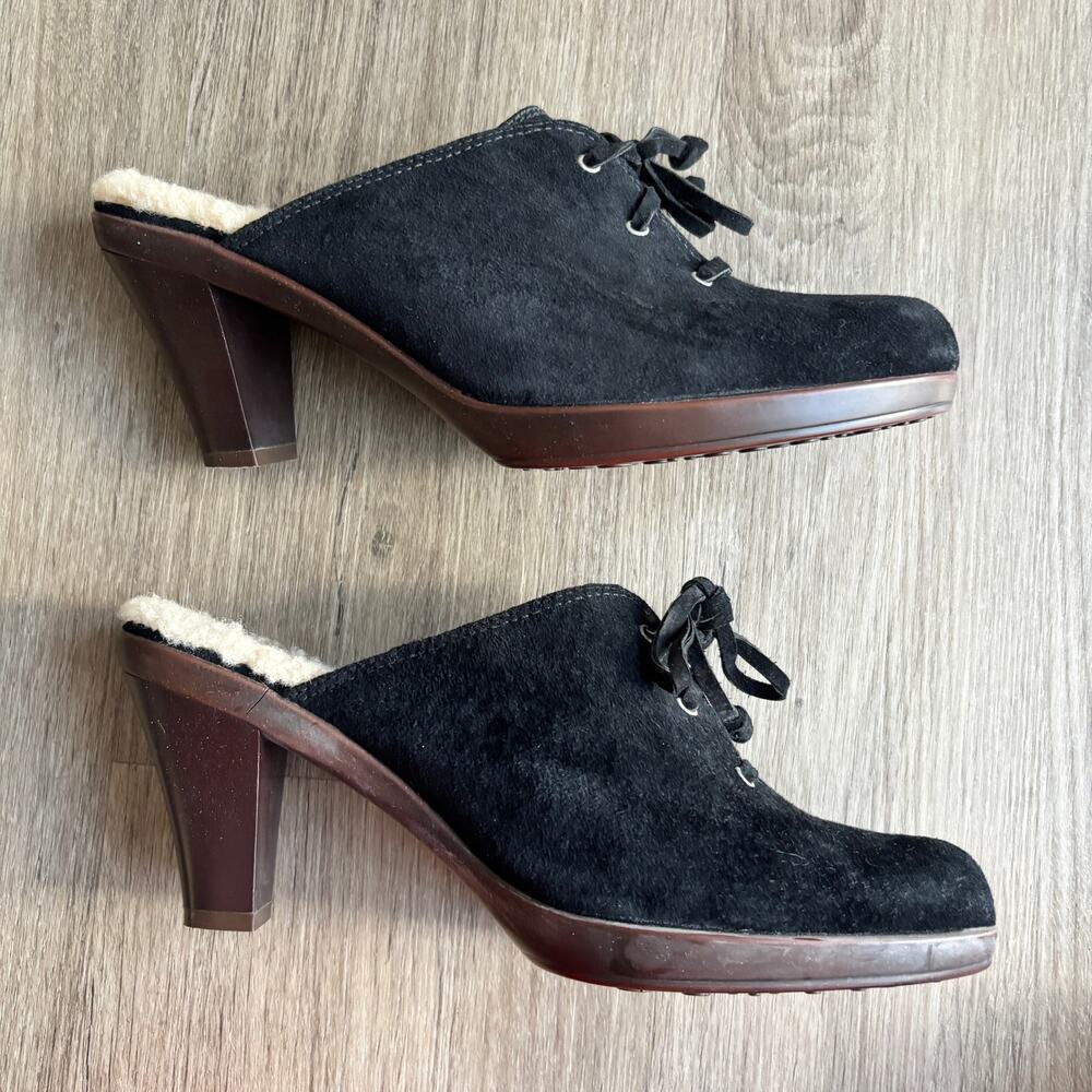 UGG Heel Mules Black Women's 9​​ - Picture 4 of 8